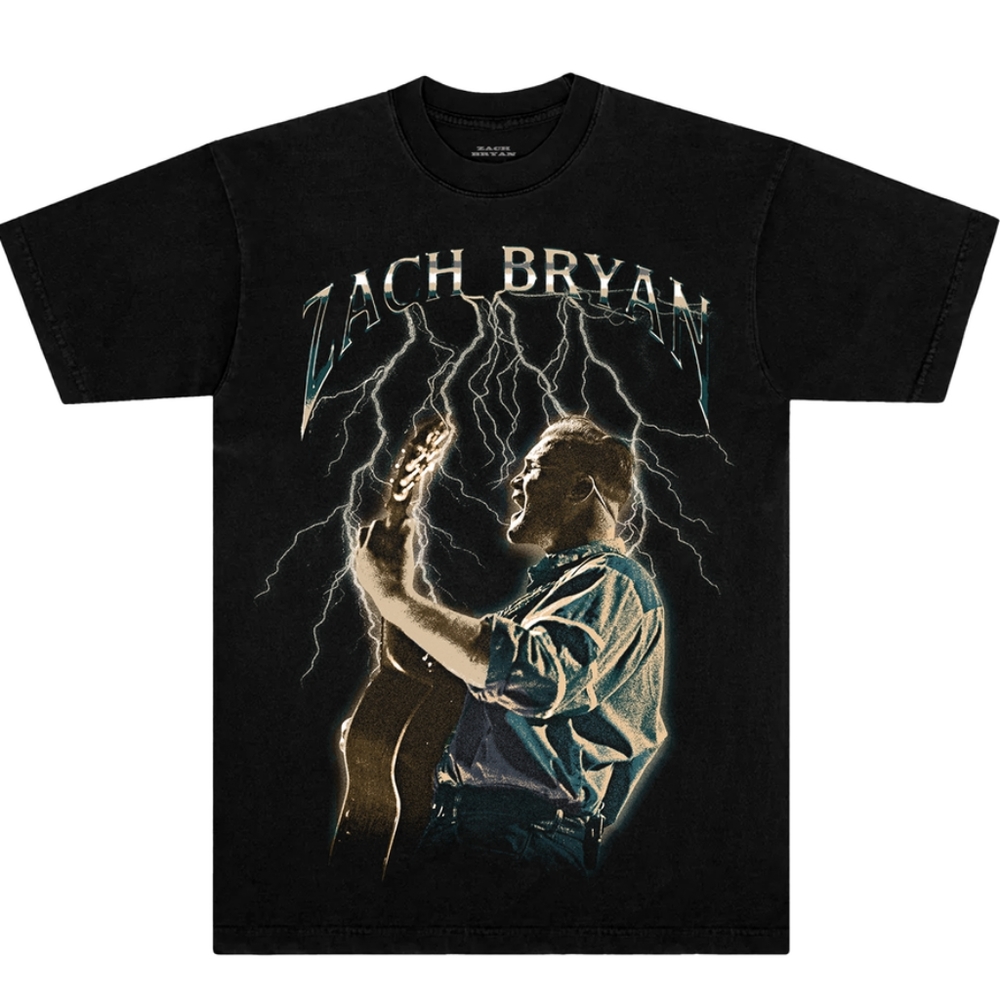 🆕️ Zach Bryan Lightning Tee